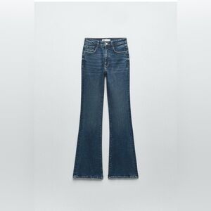 Zara Dark Blue Flare Jeans